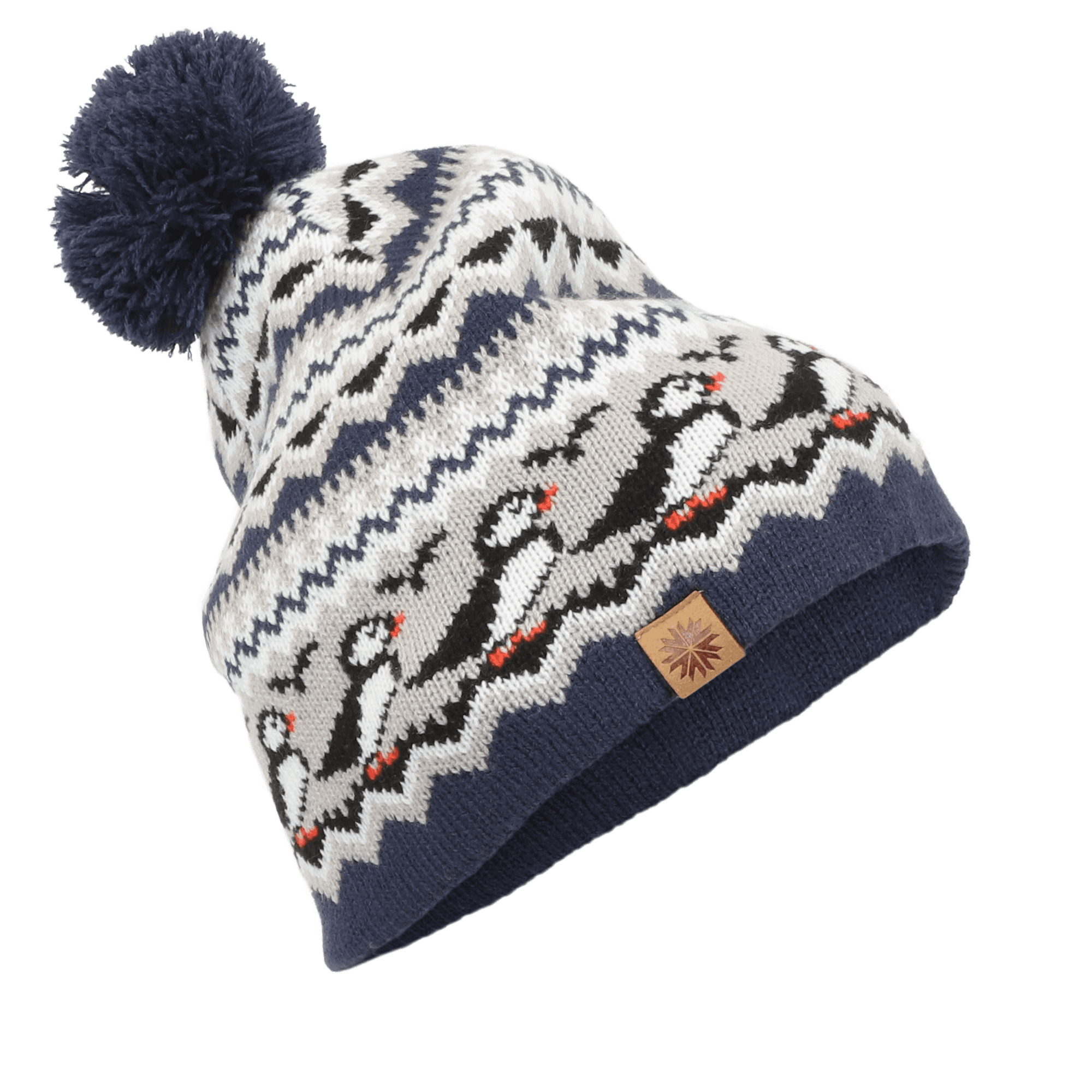 Lundaklettur hat with puffin design