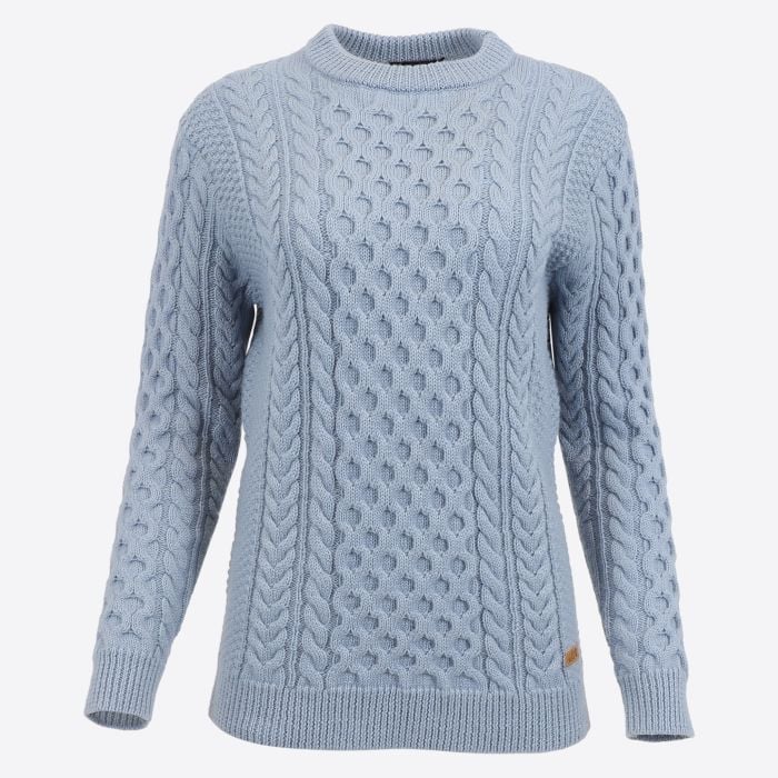 pull en laine torsadée