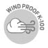 Wind proof K100