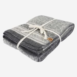 Heiðrós Scandinavian design wool blanket 