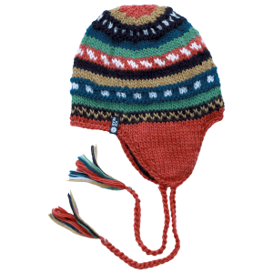 Magney Bonnet cache-oreilles tricoté main 