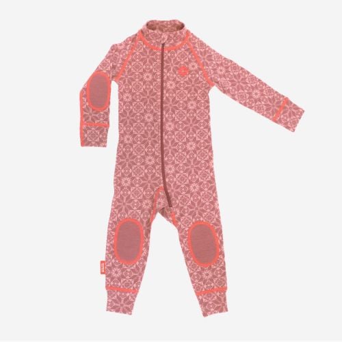 icefeld® – Transpirable térmica de – Ropa para niños – calientes ropa de langärmligem parte superior en azul o rosa larga Unterhose oekotex100 