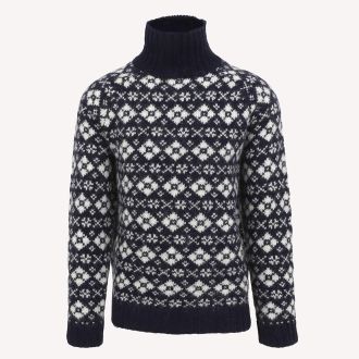Gestur Turtleneck Wool Norwegian Sweater