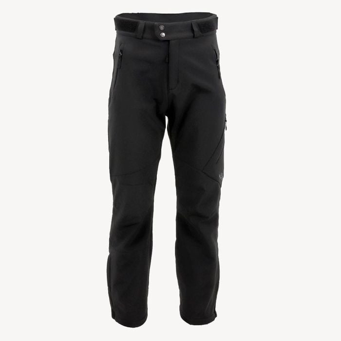 QUEBEC - Noir - Homme Pantalon Softshell chaud et imperméable