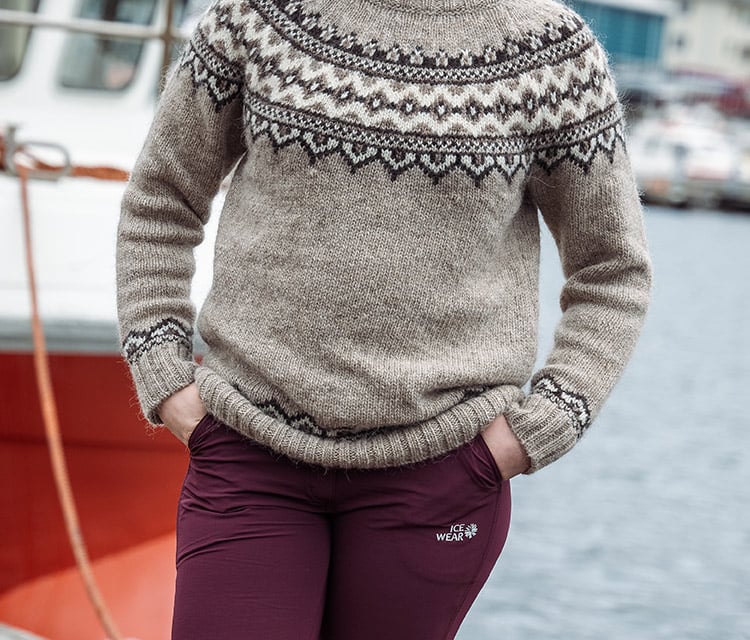 man Icelandic wool sweater